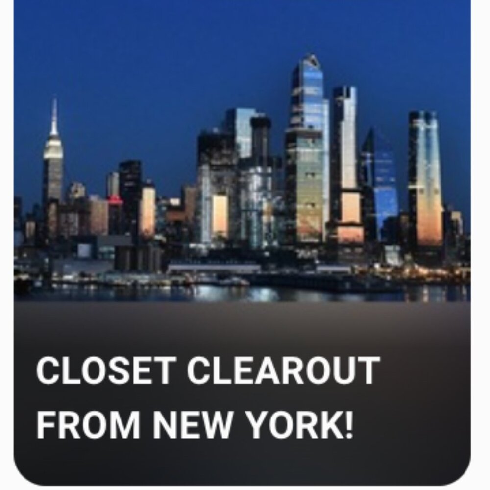 CLOSET CLEAROUT! Mens/Womens/Kids- All Auctions Start at $5!